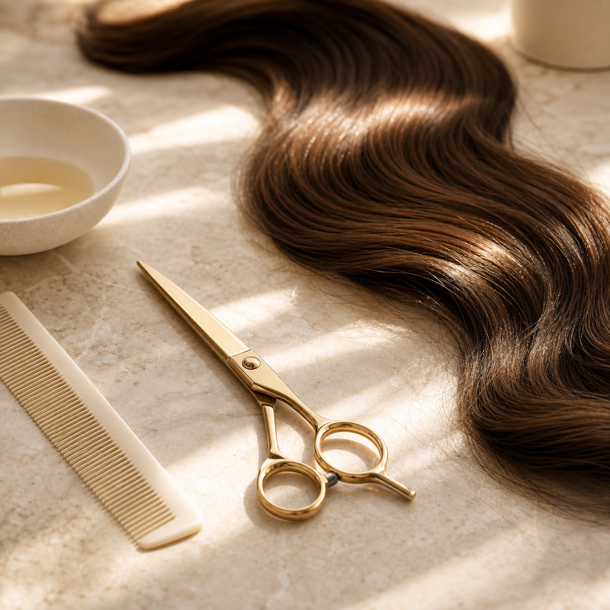 Cabelo com acabamento elegante